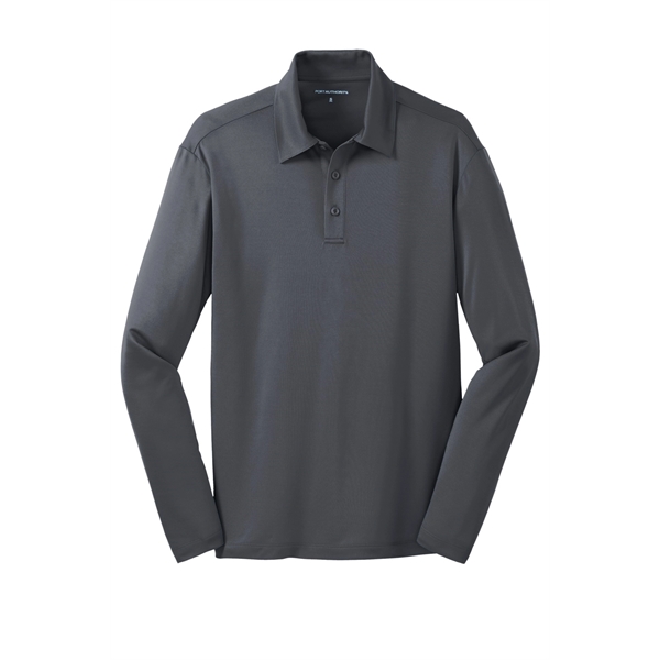 Port Authority Silk Touch Performance Long Sleeve Polo.... from ASI 84863 SanMar
