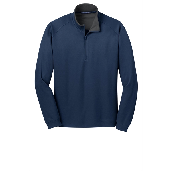 Port Authority Vertical Texture 1/4-Zip Pullover.... from ASI 84863 SanMar