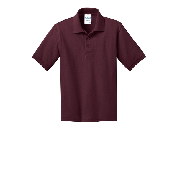 Port & Company Youth Core Blend Jersey Knit Polo.... from ASI 84863 SanMar