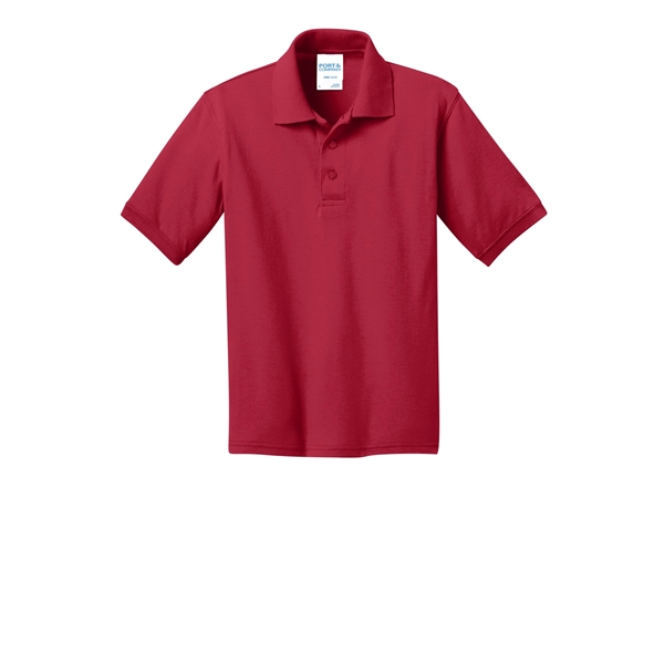 Port & Company Youth Core Blend Jersey Knit Polo.... from ASI 84863 SanMar