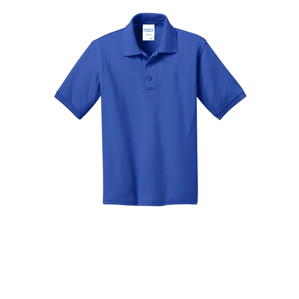 Port & Company Youth Core Blend Jersey Knit Polo.... from ASI 84863 SanMar
