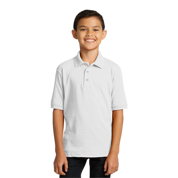Port & Company Youth Core Blend Jersey Knit Polo.... from ASI 84863 SanMar