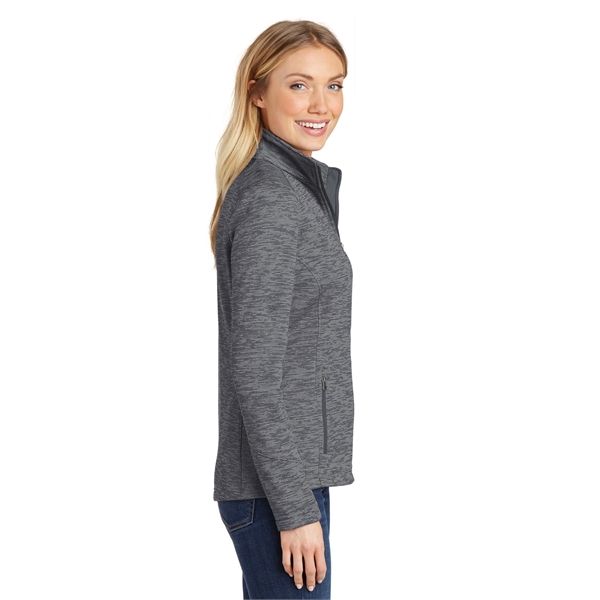 Port Authority Ladies Digi Stripe Fleece Jacket.... from ASI 84863 SanMar