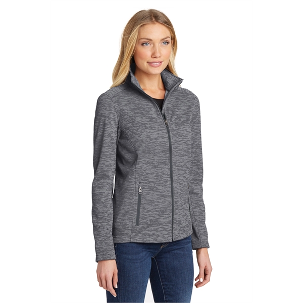 Port Authority Ladies Digi Stripe Fleece Jacket.... from ASI 84863 SanMar