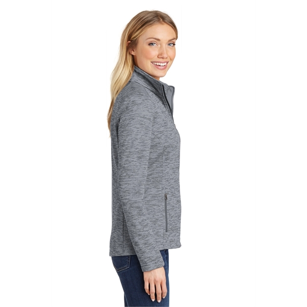 Port Authority Ladies Digi Stripe Fleece Jacket.... from ASI 84863 SanMar