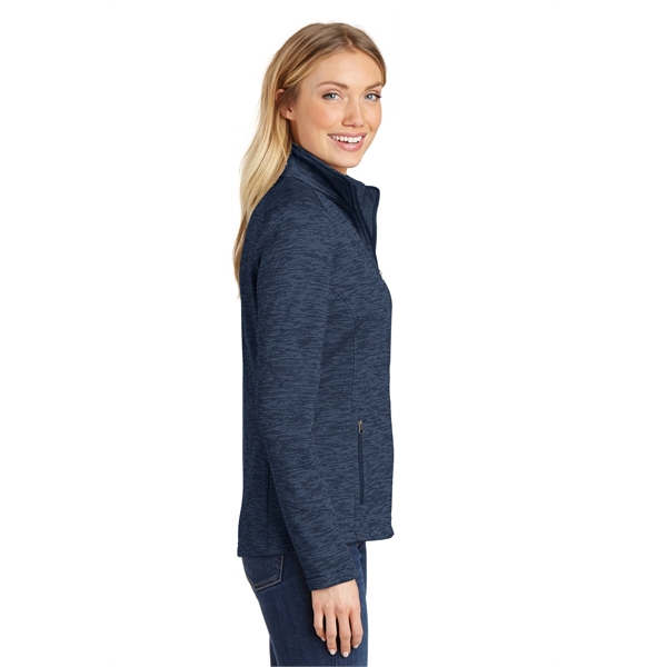 Port Authority Ladies Digi Stripe Fleece Jacket.... from ASI 84863 SanMar