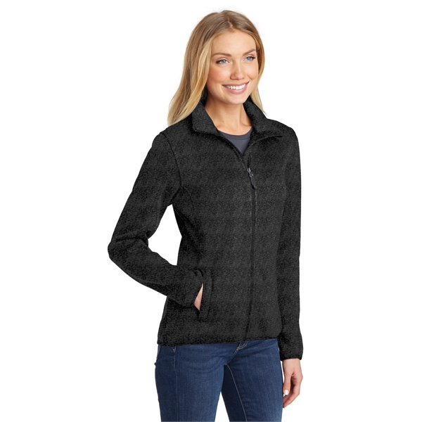 Port Authority Ladies Sweater Fleece Jacket.... from ASI 84863 SanMar