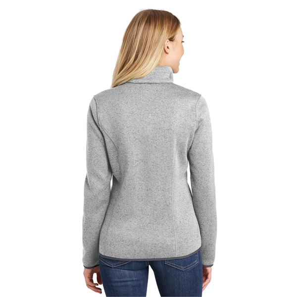 Port Authority Ladies Sweater Fleece Jacket.... from ASI 84863 SanMar