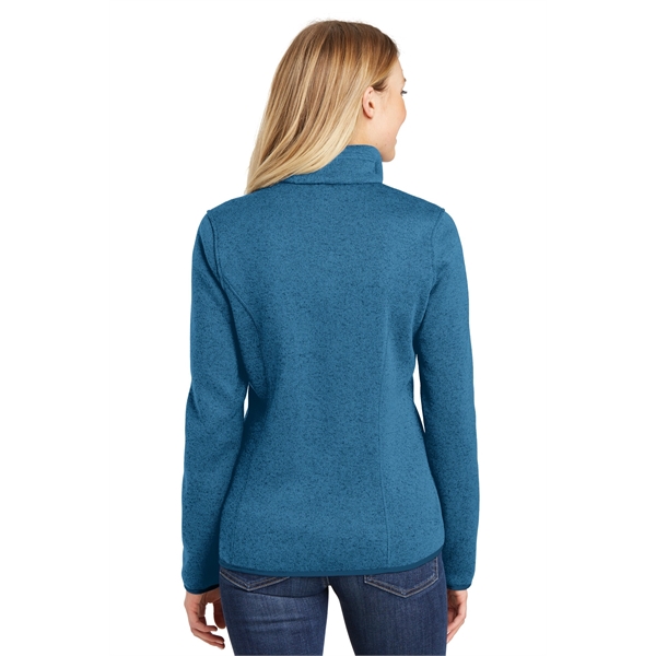 Port Authority Ladies Sweater Fleece Jacket.... from ASI 84863 SanMar