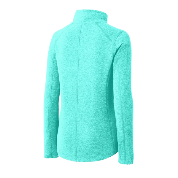 Port Authority Ladies Heather Microfleece Full-Zip Jacket.... from ASI 84863 SanMar