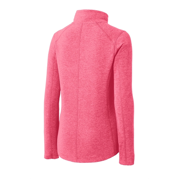 Port Authority Ladies Heather Microfleece Full-Zip Jacket.... from ASI 84863 SanMar