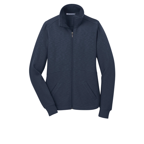 Port Authority Ladies Slub Fleece Full-Zip Jacket.... from ASI 84863 SanMar