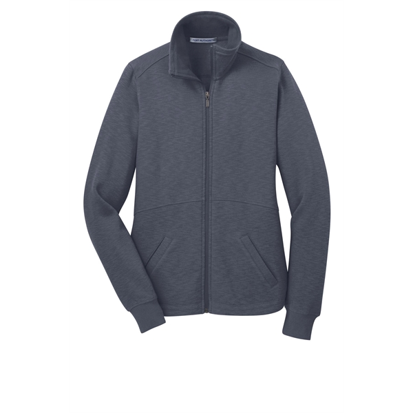 Port Authority Ladies Slub Fleece Full-Zip Jacket.... from ASI 84863 SanMar