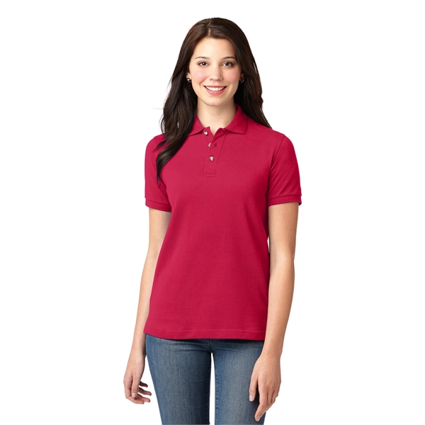 Port Authority Ladies Heavyweight Cotton Pique Polo.... from ASI 84863 SanMar