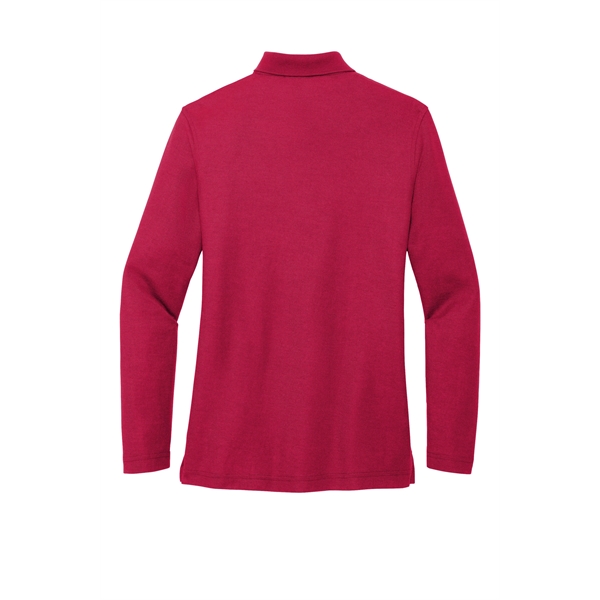 Port Authority Ladies Silk Touch Long Sleeve Polo.... from ASI 84863 SanMar