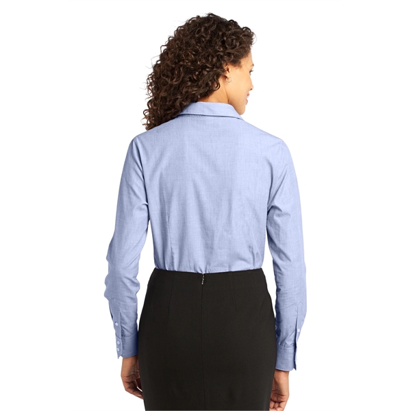 Port Authority Ladies Crosshatch Easy Care Shirt.... from ASI 84863 SanMar