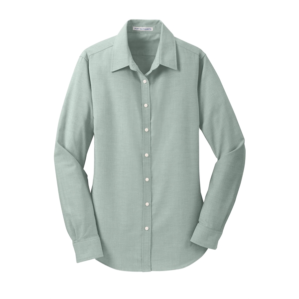 Port Authority Ladies SuperPro Oxford Shirt.... from ASI 84863 SanMar