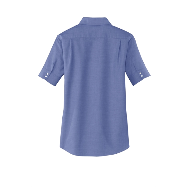 Port Authority Ladies Short Sleeve SuperPro Oxford Shirt.... from ASI 84863 SanMar