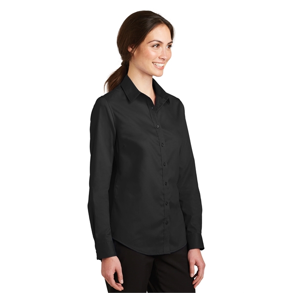 Port Authority Ladies SuperPro Twill Shirt.... from ASI 84863 SanMar