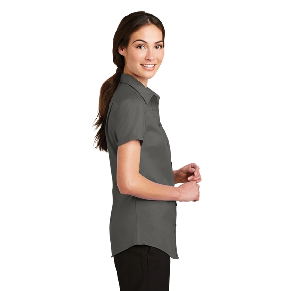 Port Authority Ladies Short Sleeve SuperPro Twill Shirt.... from ASI 84863 SanMar