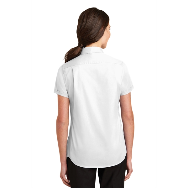 Port Authority Ladies Short Sleeve SuperPro Twill Shirt.... from ASI 84863 SanMar