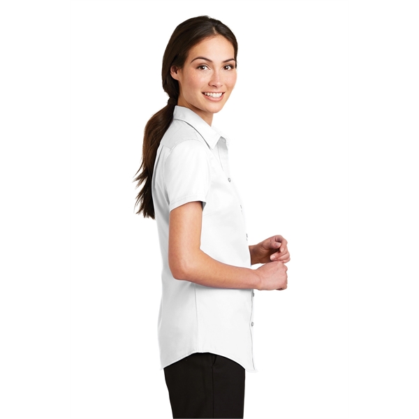 Port Authority Ladies Short Sleeve SuperPro Twill Shirt.... from ASI 84863 SanMar