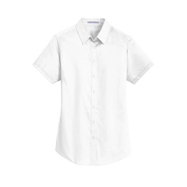 Port Authority Ladies Short Sleeve SuperPro Twill Shirt.... from ASI 84863 SanMar