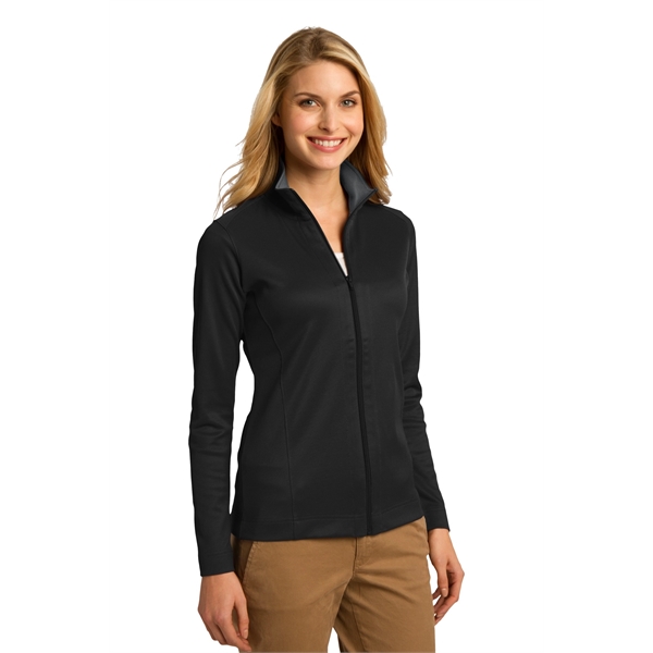Port Authority Ladies Vertical Texture Full-Zip Jacket.... from ASI 84863 SanMar