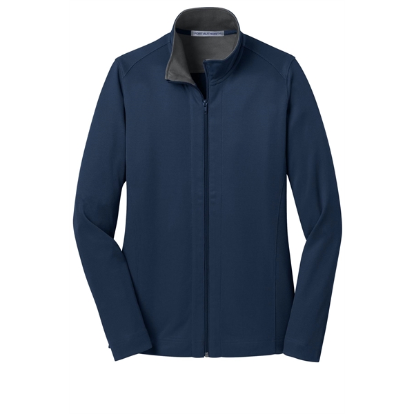 Port Authority Ladies Vertical Texture Full-Zip Jacket.... from ASI 84863 SanMar