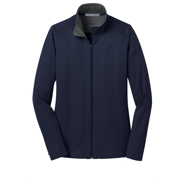 Port Authority Ladies Vertical Texture Full-Zip Jacket.... from ASI 84863 SanMar
