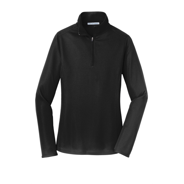 Port Authority Ladies Pinpoint Mesh 1/2-Zip .... from ASI 84863 SanMar