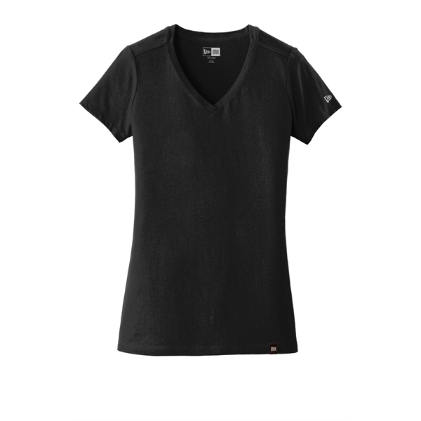 New Era Ladies Heritage Blend V-Neck Tee.... from ASI 84863 SanMar