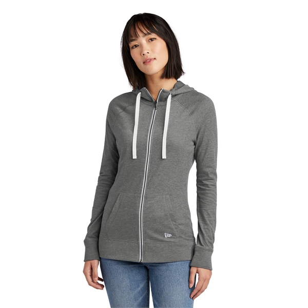 New Era Ladies Sueded Cotton Blend Full-Zip Hoodie.... from ASI 84863 SanMar