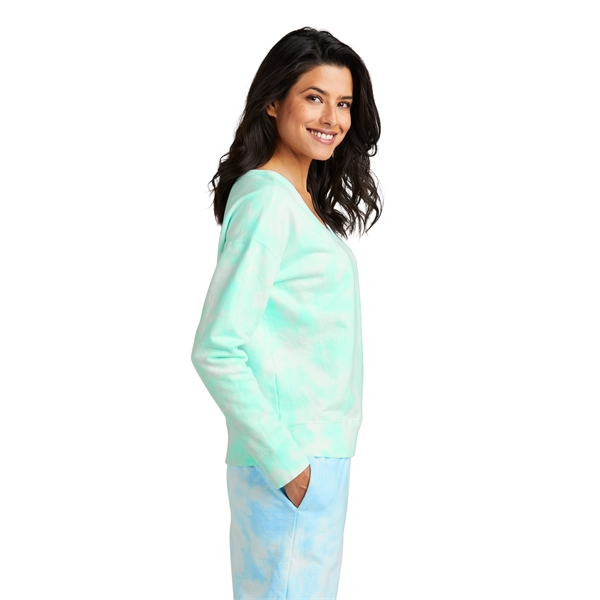 Port & Company Ladies Beach Wash Cloud Tie-Dye V-Neck Swe...... from ASI 84863 SanMar
