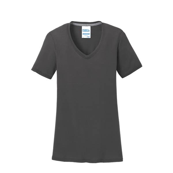 Port & Company Ladies Performance Blend V-Neck Tee.... from ASI 84863 SanMar