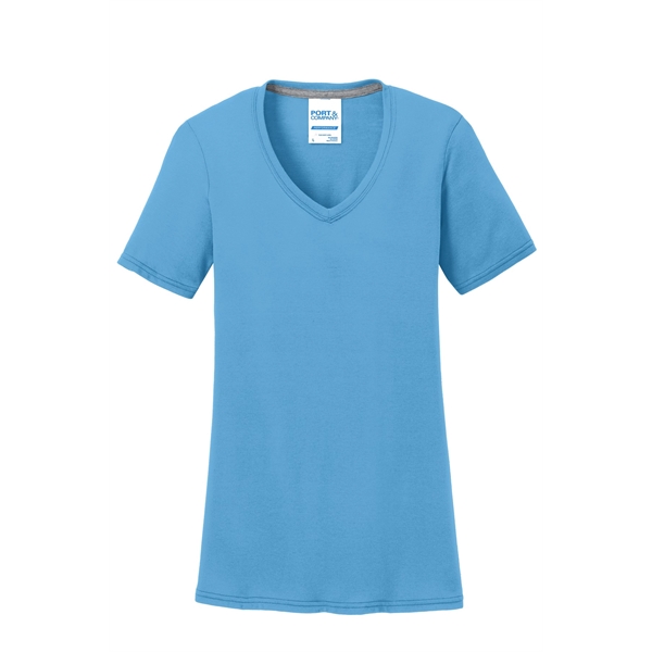 Port & Company Ladies Performance Blend V-Neck Tee.... from ASI 84863 SanMar