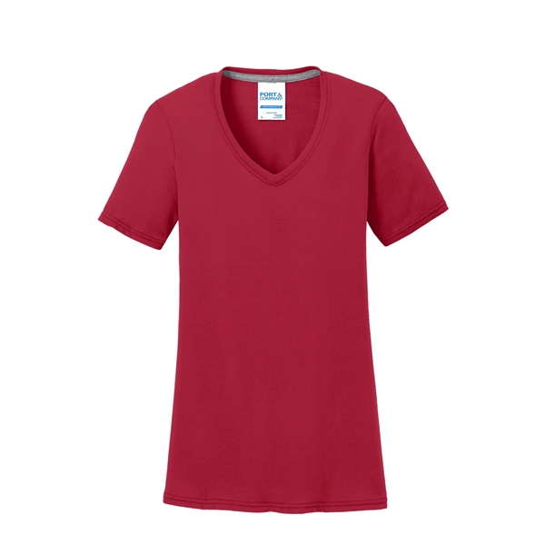 Port & Company Ladies Performance Blend V-Neck Tee.... from ASI 84863 SanMar