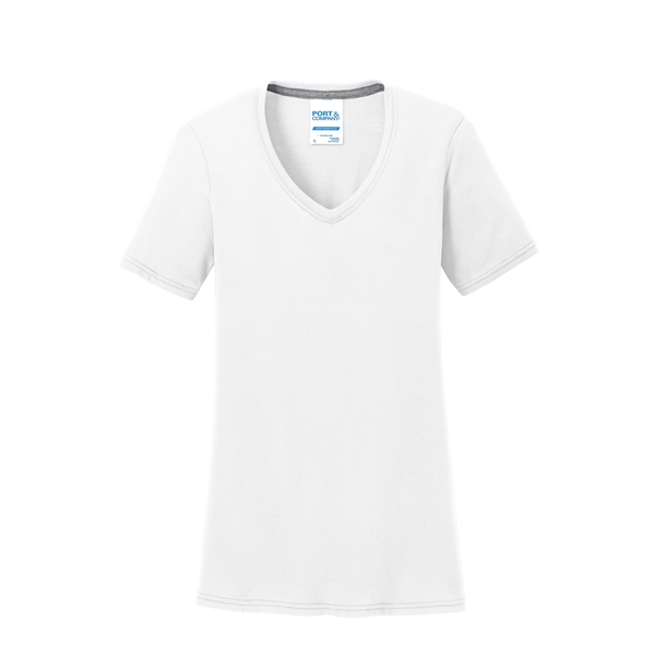 Port & Company Ladies Performance Blend V-Neck Tee.... from ASI 84863 SanMar
