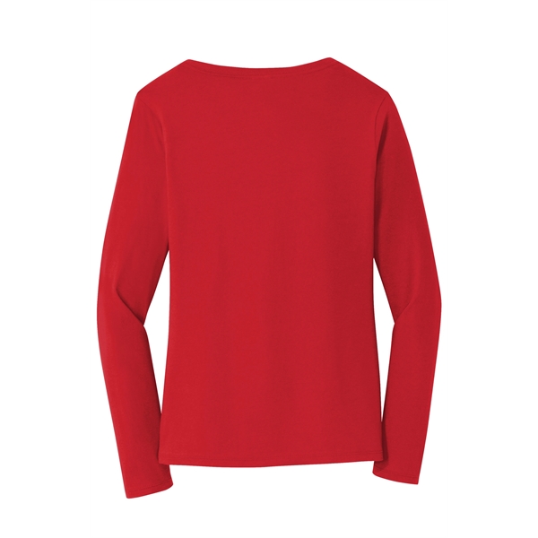 Port & Company Ladies Long Sleeve Fan Favorite V-Neck Tee.... from ASI 84863 SanMar
