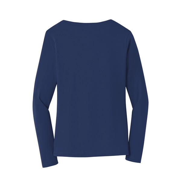 Port & Company Ladies Long Sleeve Fan Favorite V-Neck Tee.... from ASI 84863 SanMar