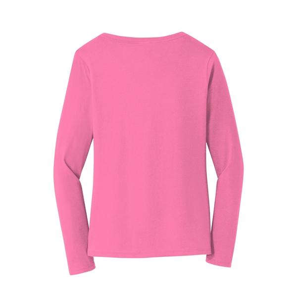 Port & Company Ladies Long Sleeve Fan Favorite V-Neck Tee.... from ASI 84863 SanMar
