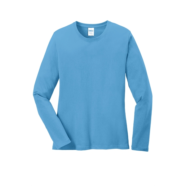 Port & Company Ladies Long Sleeve Core Cotton Tee.... from ASI 84863 SanMar