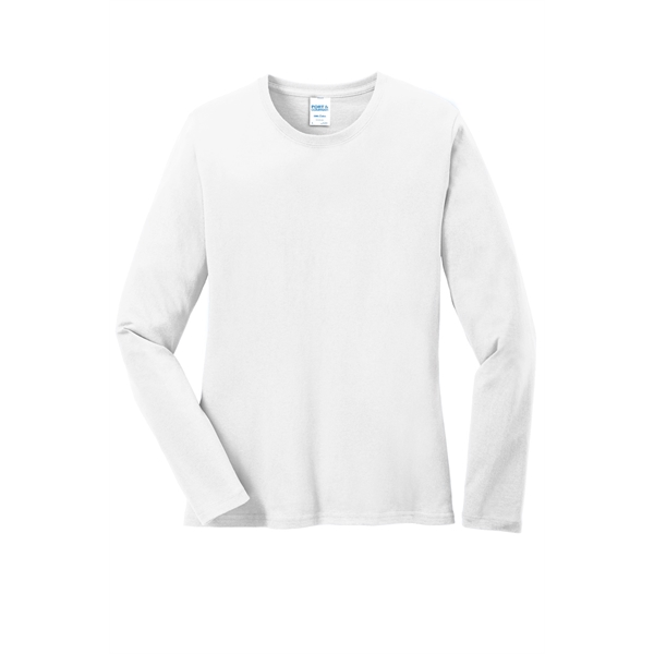 Port & Company Ladies Long Sleeve Core Cotton Tee.... from ASI 84863 SanMar