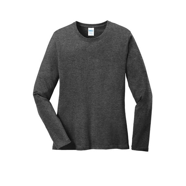 Port & Company Ladies Long Sleeve Core Cotton Tee.... from ASI 84863 SanMar