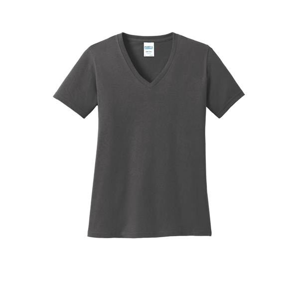 Port & Company Ladies Core Cotton V-Neck Tee.... from ASI 84863 SanMar