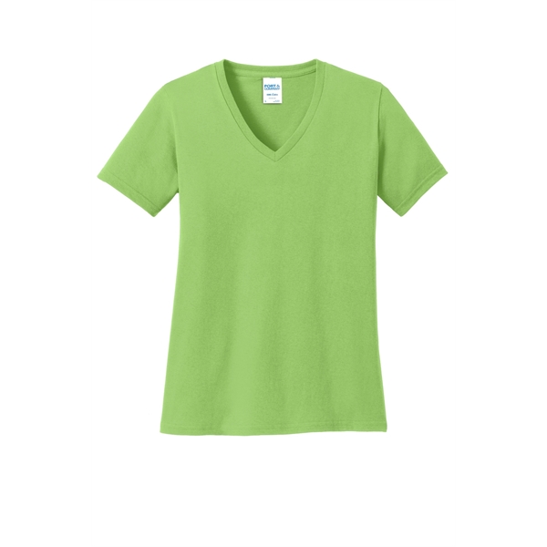 Port & Company Ladies Core Cotton V-Neck Tee.... from ASI 84863 SanMar