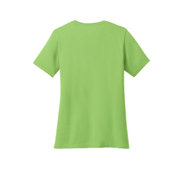 Port & Company Ladies Core Cotton V-Neck Tee.... from ASI 84863 SanMar