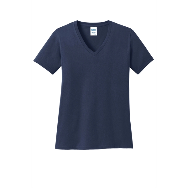 Port & Company Ladies Core Cotton V-Neck Tee.... from ASI 84863 SanMar