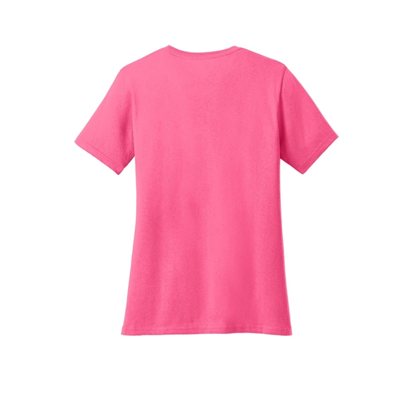 Port & Company Ladies Core Cotton V-Neck Tee.... from ASI 84863 SanMar