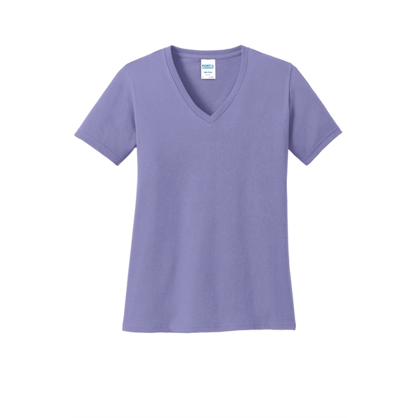 Port & Company Ladies Core Cotton V-Neck Tee.... from ASI 84863 SanMar